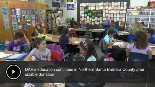 SB Sheriff in a school classroom